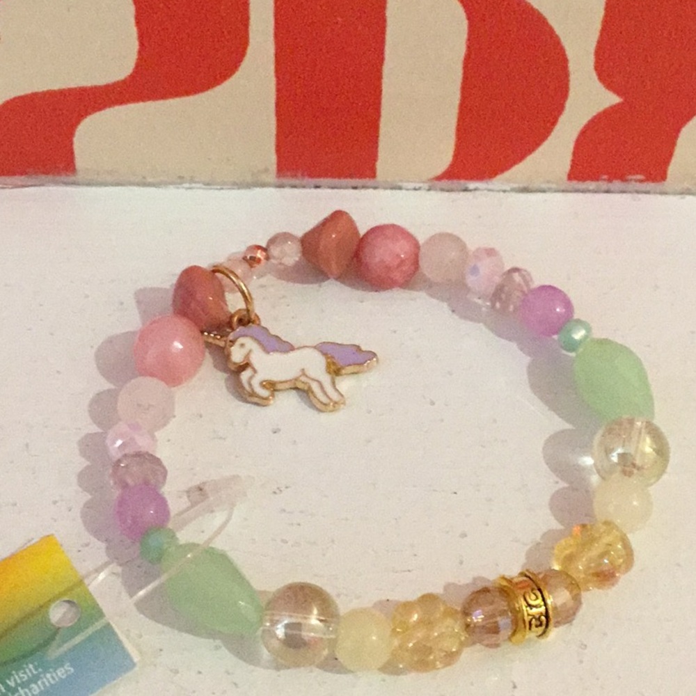 Chavez for Charity Unicorn Charm Bracelet, NWT